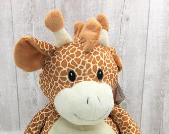 Giraffe - Personalized cuddly toy/plush toy for birth/baptism, birthday, Christmas or other occasions, individually embroidered
