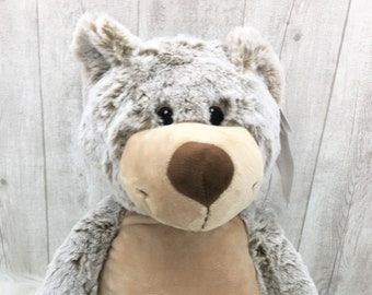 Peluche personnalisée - peluche brodée individuellement pour la naissance/baptême, Noël ou d'autres occasions