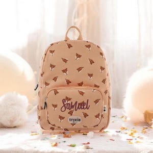 Sac à dos enfant avec nom / Personnalisé / Sac à dos maternelle / Cadeau pour enfant / Anniversaire / Début de la garderie / Sac à dos Trixie