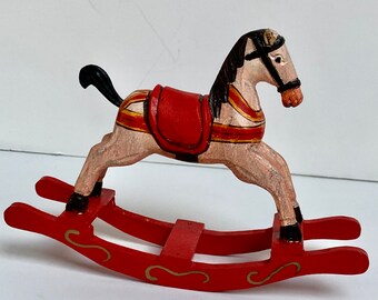 English Country Horse Ride Miniature Dollhouse Picture