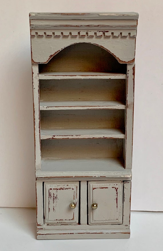 dollhouse bookcase etsy