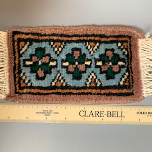 1:12 Artisan Vintage Dollhouse Miniature Hand Woven Rug~Miniature Dollhouse Room Box Decoration~Hand Made~Free Shipping USA