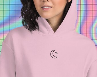 Moon Hoodie, Vaporwave Hoodie, Moon