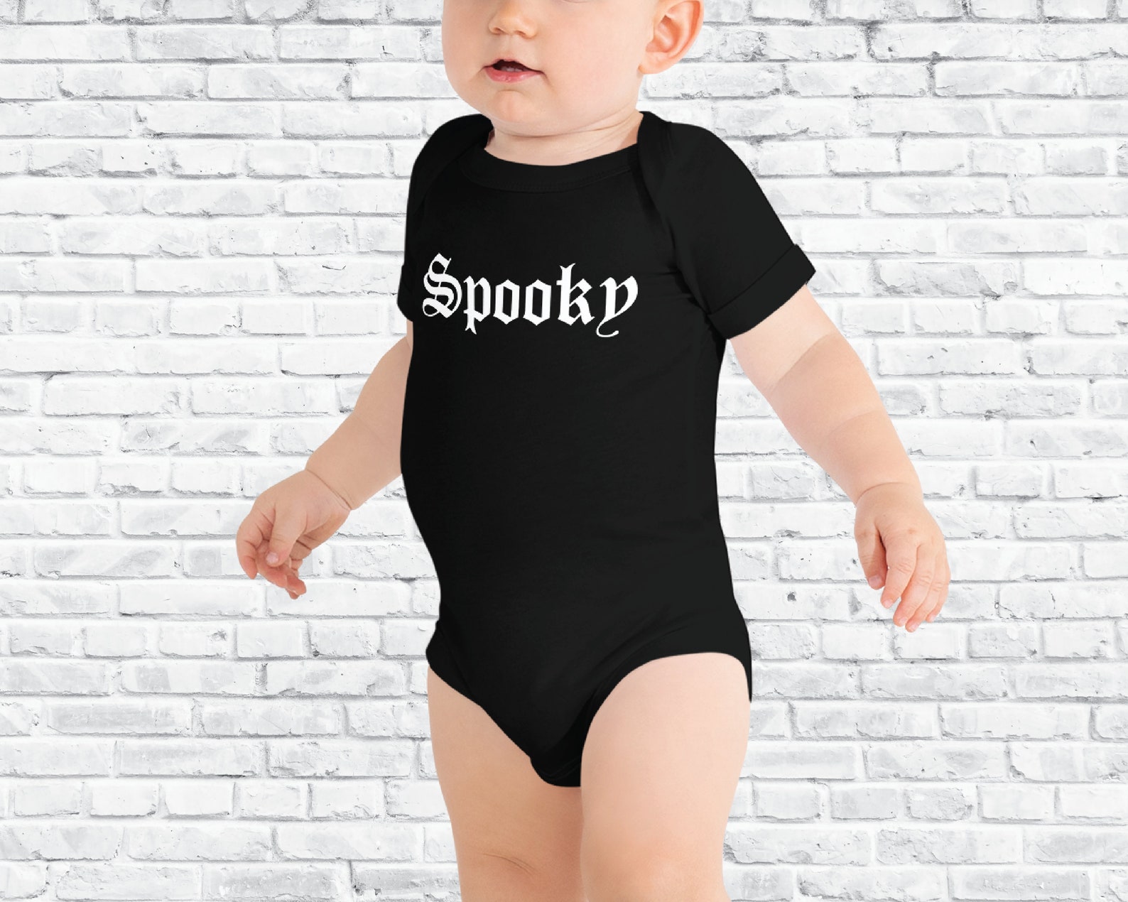Spooky Baby Onesie Goth Baby Punk Baby Clothes Alternative Etsy
