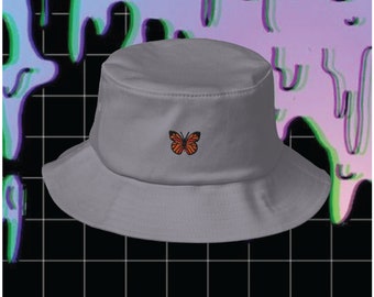 Butterfly Bucket Hat 90s Aesthetic Sweden