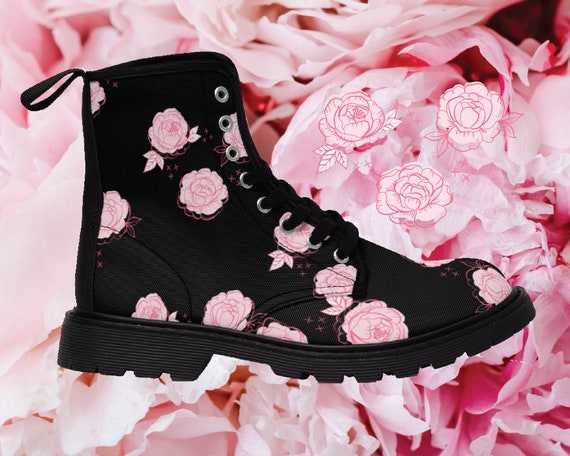 girly combat boots