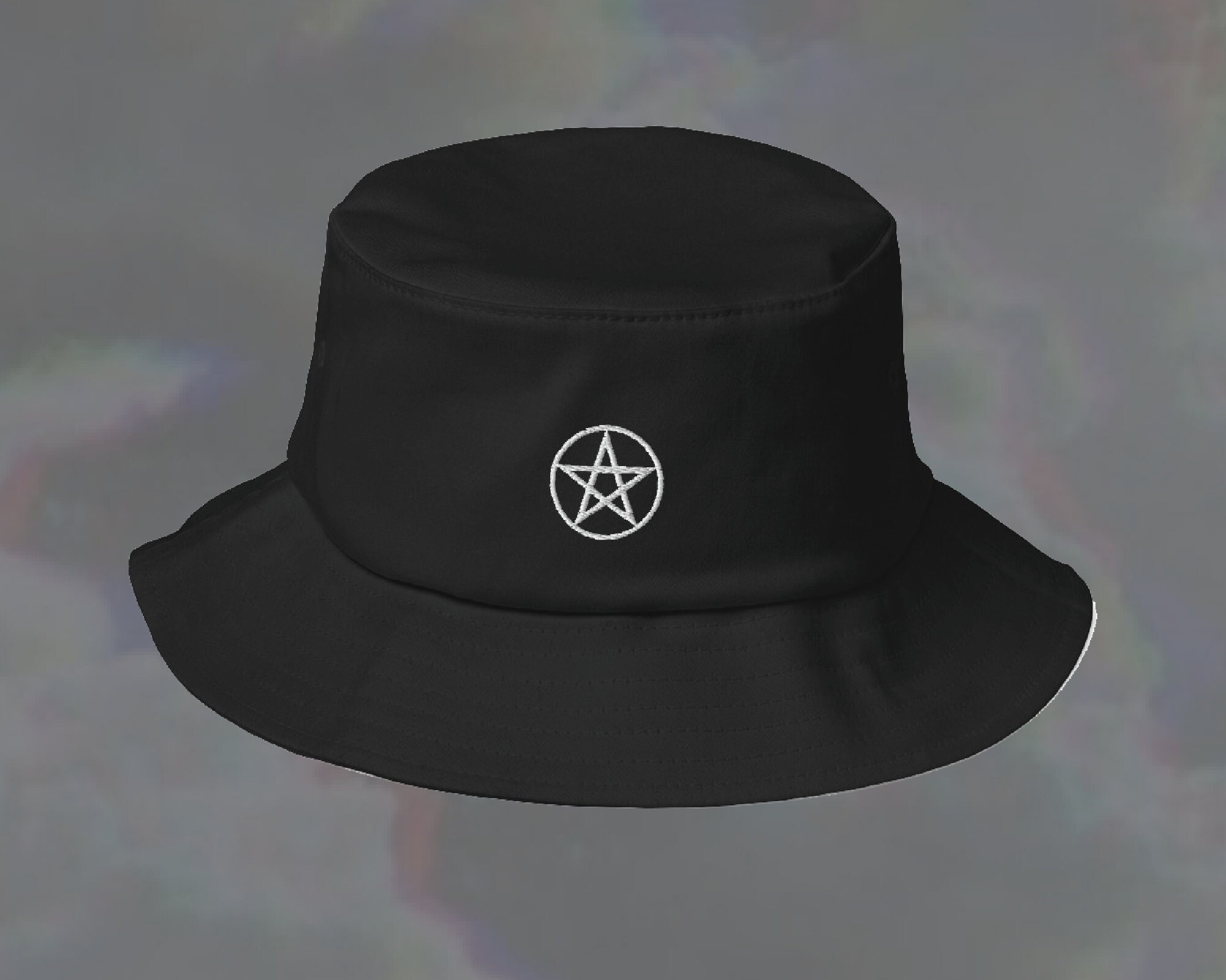 Bucket Hat Aesthetic Hat Pentagram 