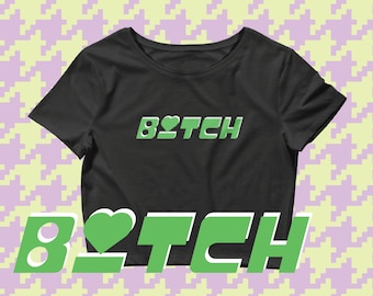 Cute Crop Top, Bitch Shirt, Powerpuff Girls, Powerpuff Bitch Crop Top, Buttercup