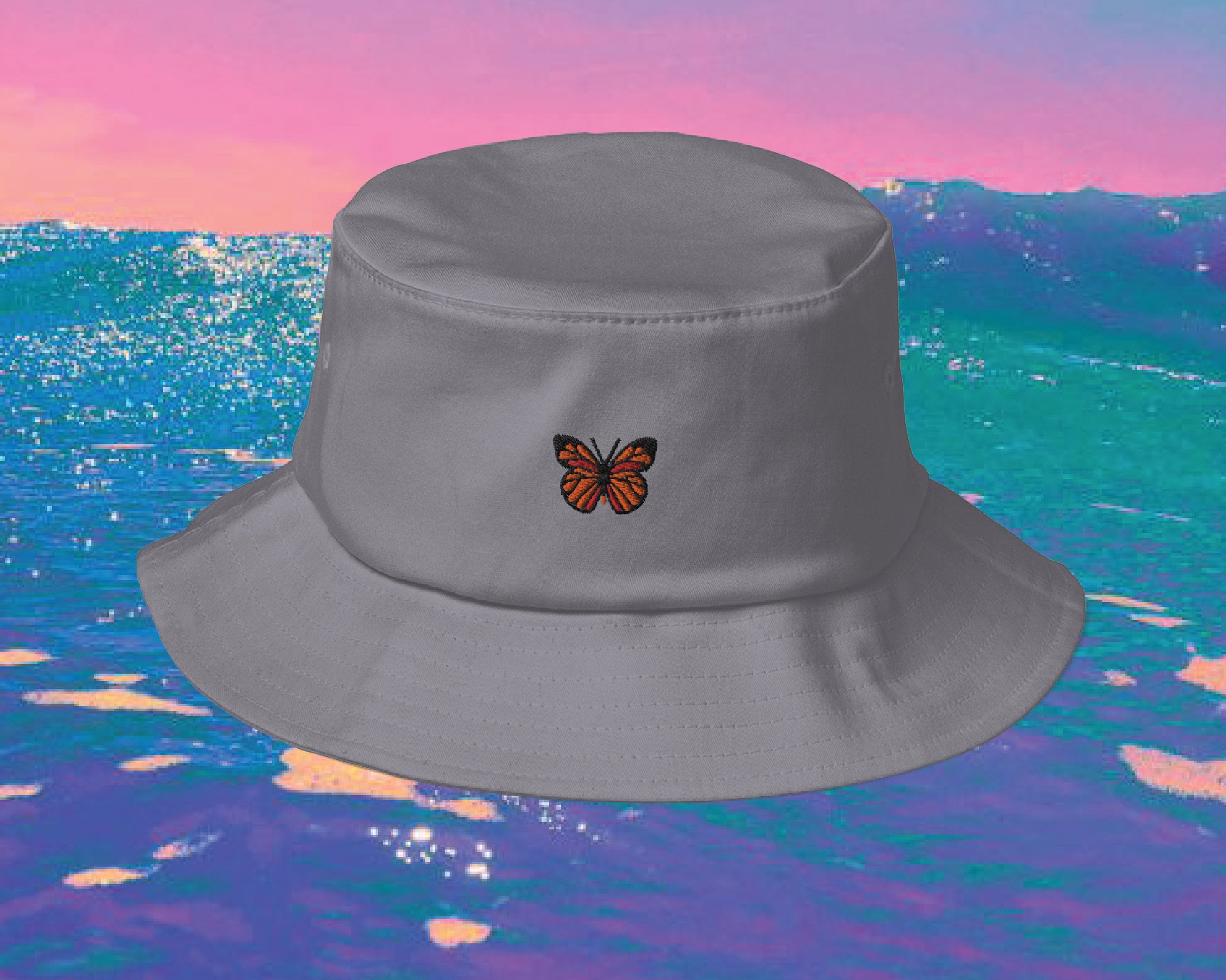 2pc Butterfly Bucket Hats Butterfly Bucket Hat | artistnatalie main image 2