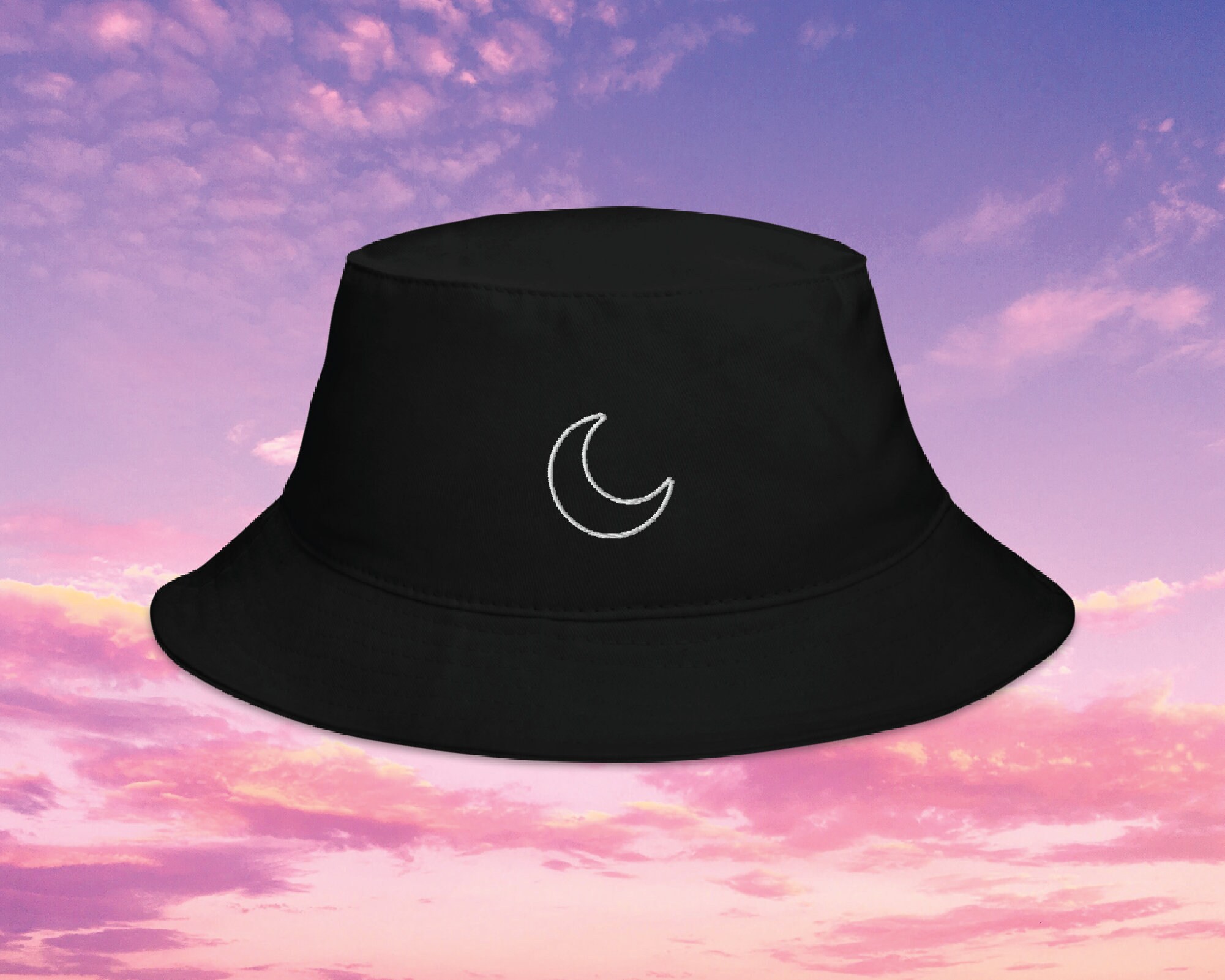 Moon Bucket Hat, Bucket Hat, Aesthetic Hat - Etsy Moon Bucket Hat, Bucket Hat, Aesthetic Hat - Etsy