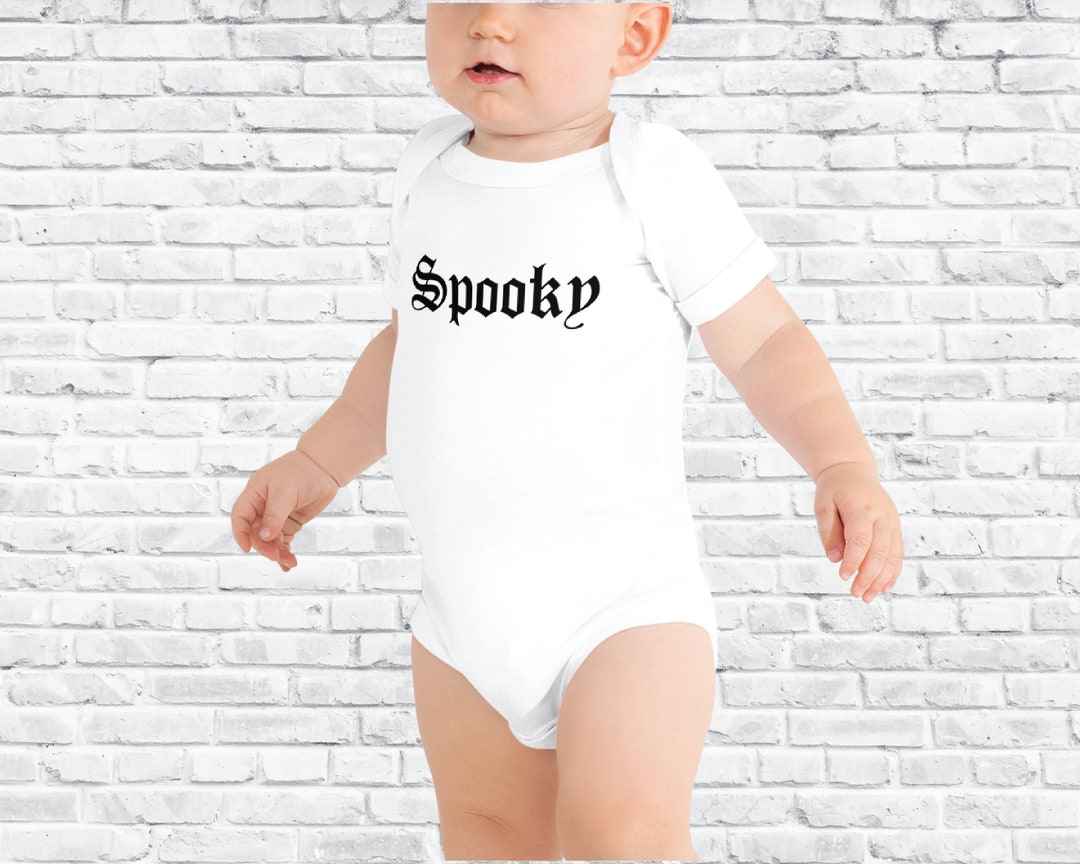Spooky Baby Onesie Goth Baby Punk Baby Clothes Alternative Etsy