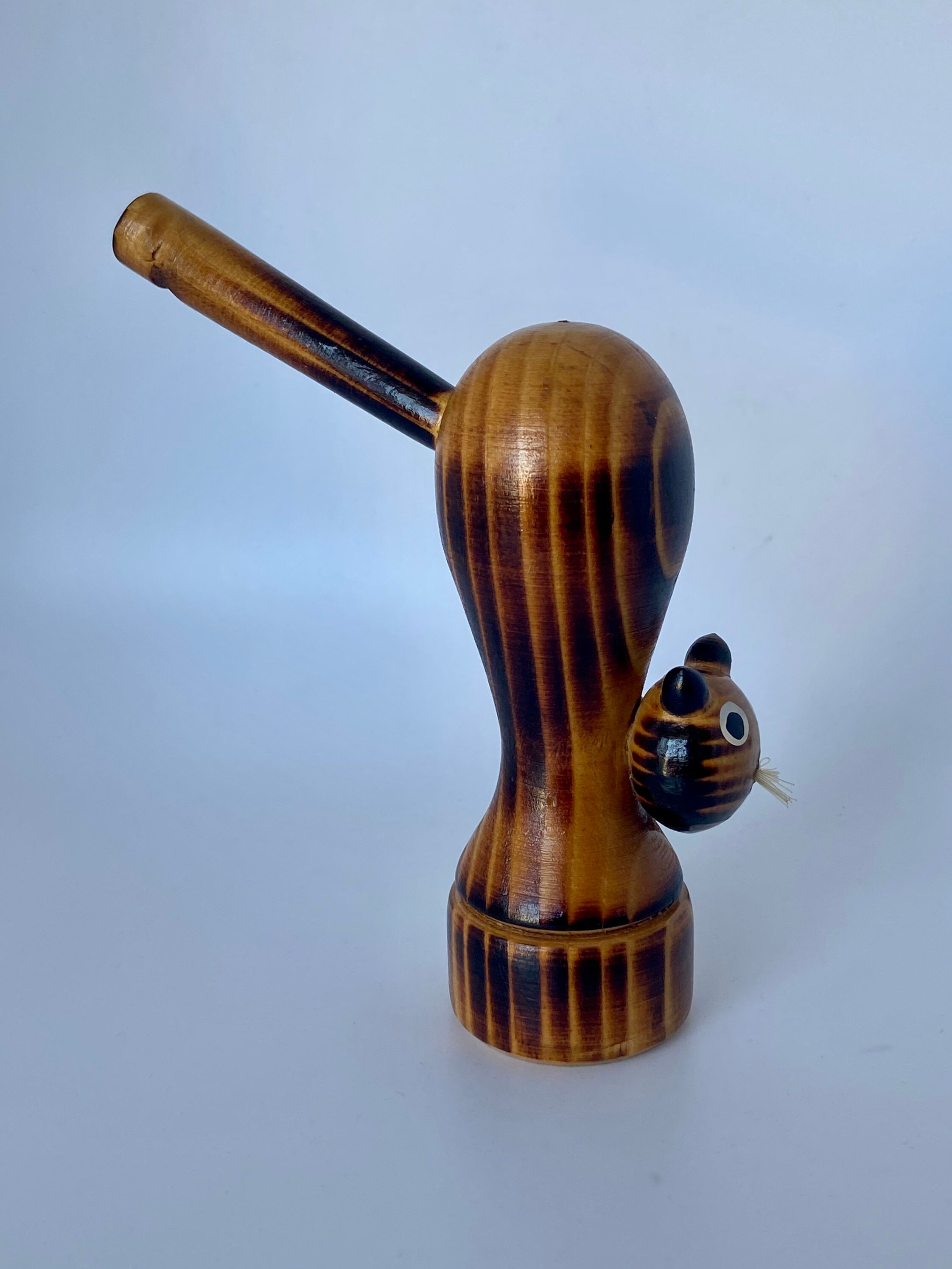 Vintage Handcrafted Wood Cat Whistle Etsy