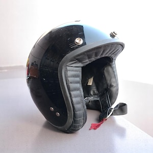 Davida Jet Helm Made in England Vintage Jet Helm Motorrad Helm 2005 Größe S Sammlerstücke