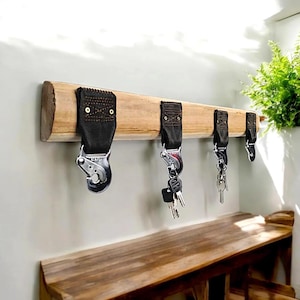 Aircraft Seatbelt Wall Key Rack Boeing 747 Virgin Atlantic Clothes Towel Hanger