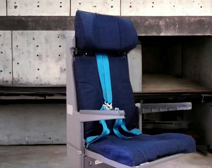 Boeing 747 Authentic Cabin Crew Jump Seat From KLM Royal Dutch Airlines