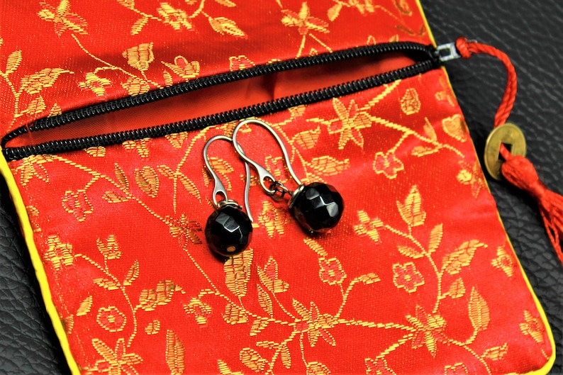Exceptional gift ONYX Natural Stone Earrings Minimalist jewelry Gift for women Mother/'s Day Handmade jewelry