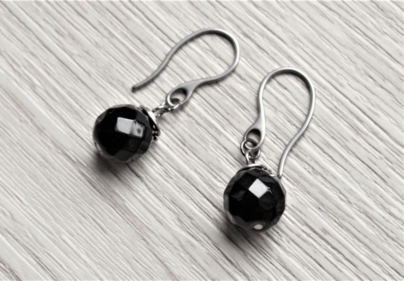 Exceptional gift ONYX Natural Stone Earrings Minimalist jewelry Gift for women Mother/'s Day Handmade jewelry