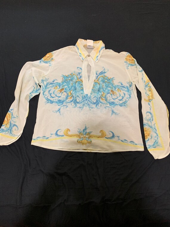 Versace silk shirt