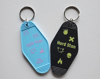 Soft/Hard Stan Keychains | Kpop Keychain