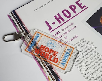 Kpop J Hope Mix Tape Hope World Lanyard Detachable Key Ring