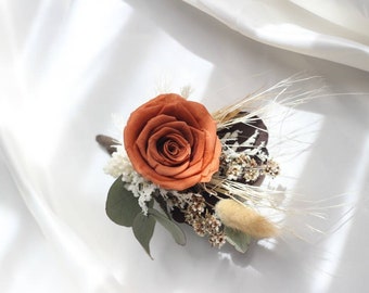 Wedding buttonhole, Boutonniere,groom's buttonhole, groomsmen buttonhole,wedding day (B-dry 1)