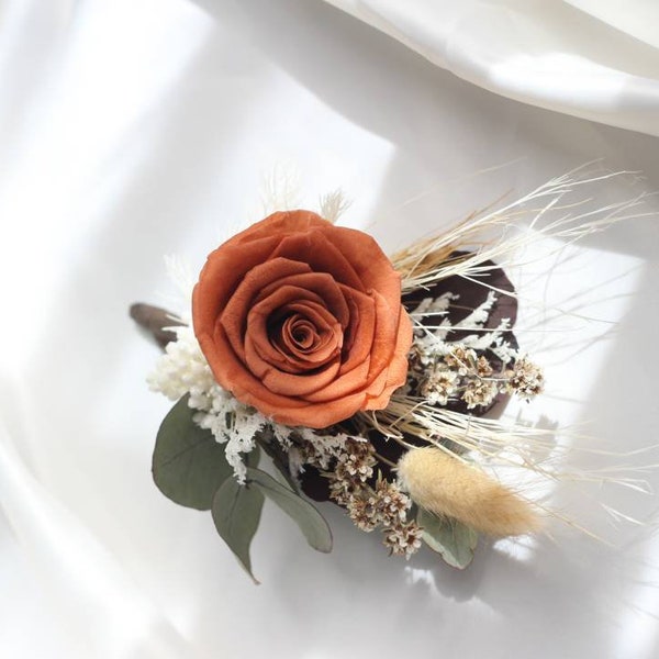 Wedding buttonhole, Boutonniere,groom's buttonhole, groomsmen buttonhole,wedding day (B-dry 1)