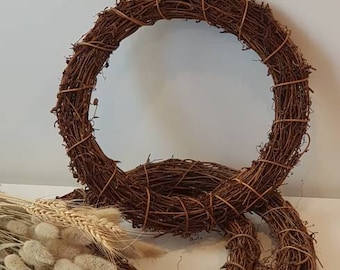 Vine wreath hoop,wreath frame,Rattan wreath,Twig wreath,wreath base(Item no-WF1)