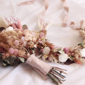 Vintage bouquet,Dried flower bouquet,Flower bunch,Wedding bouquet,Rustic bouquet,Preserved flowers(AB-2)