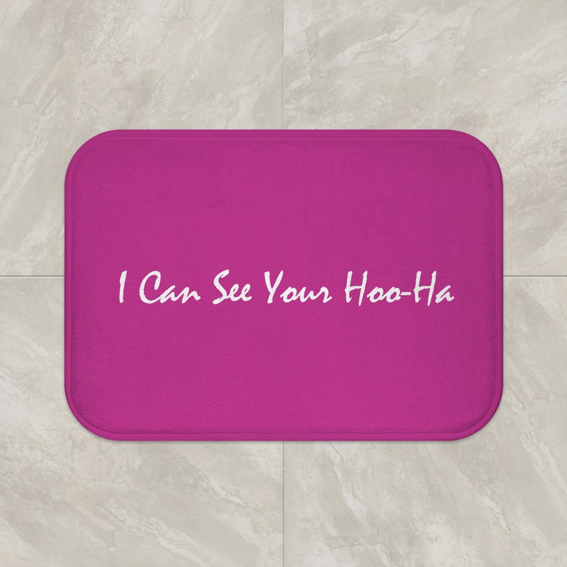Funny Bath mat Custom colors 10 colors to choose from I can Etsy