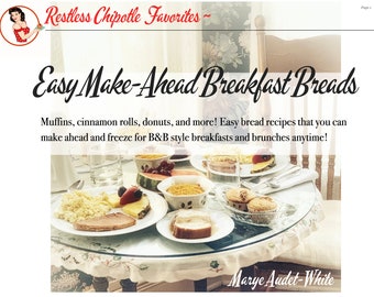 Save on the Bundle!!! Get BOTH Easy Make Ahead Breakfast Breads AND Easy Dinners for Anytime for Just 9.97