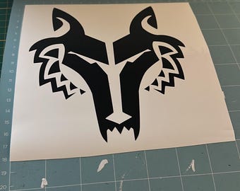 Captain Wolffe Sticker | Clone Wars Wolfpack Vinyl Decal | 104th Battalion | Clone Trooper Helmet | Waterproof Fan Art