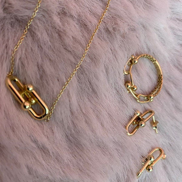 Real 18k Saudi gold jewelry set