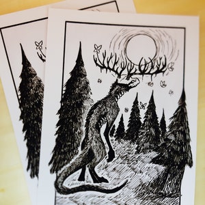 Forest guardian art prints