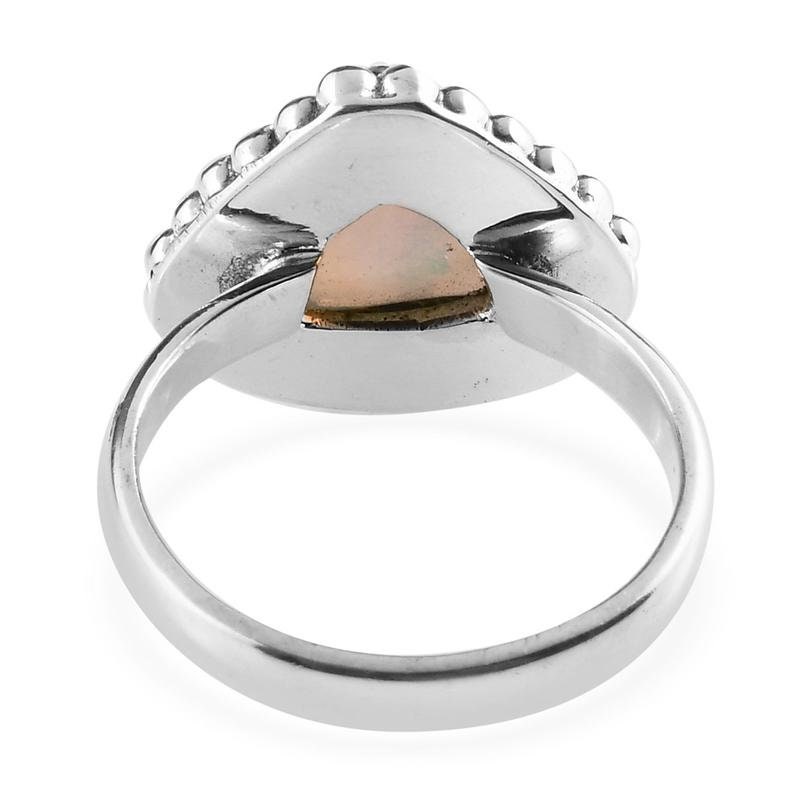 Ethiopian Opal Ring Fancy Shape Opal Ring Crystal Opal Ethiopian opal 925 Sterling Silver Opal Ring Women/'s Jewelry Handmade jewelry Silver