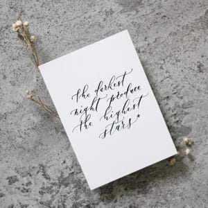 Custom Calligraphy Quote & Message | Handwritten Personalize Text