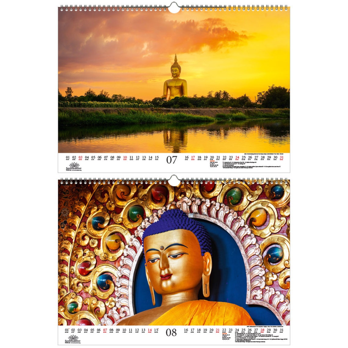 Buddha Magic DIN A3 Calendar per Buddha 2022 Soul Magic Etsy