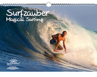 Surf Magic DIN A3 Calendar - Perpetual Calendar Surfers and Surfing - Soul Magic
