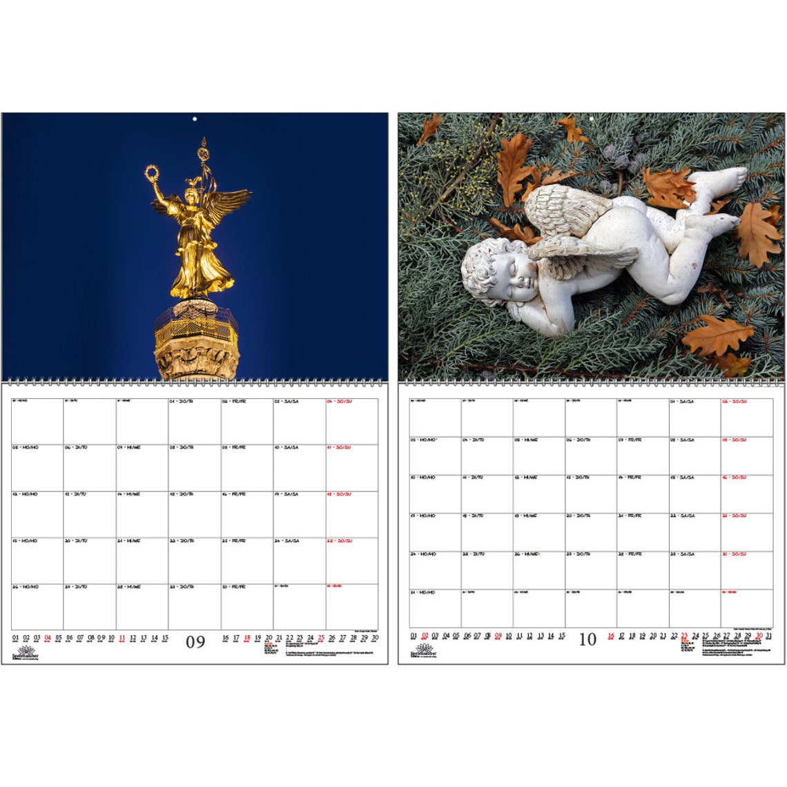 Guardian Angel Magic Planner DIN A2 unfolded Calendar for Etsy