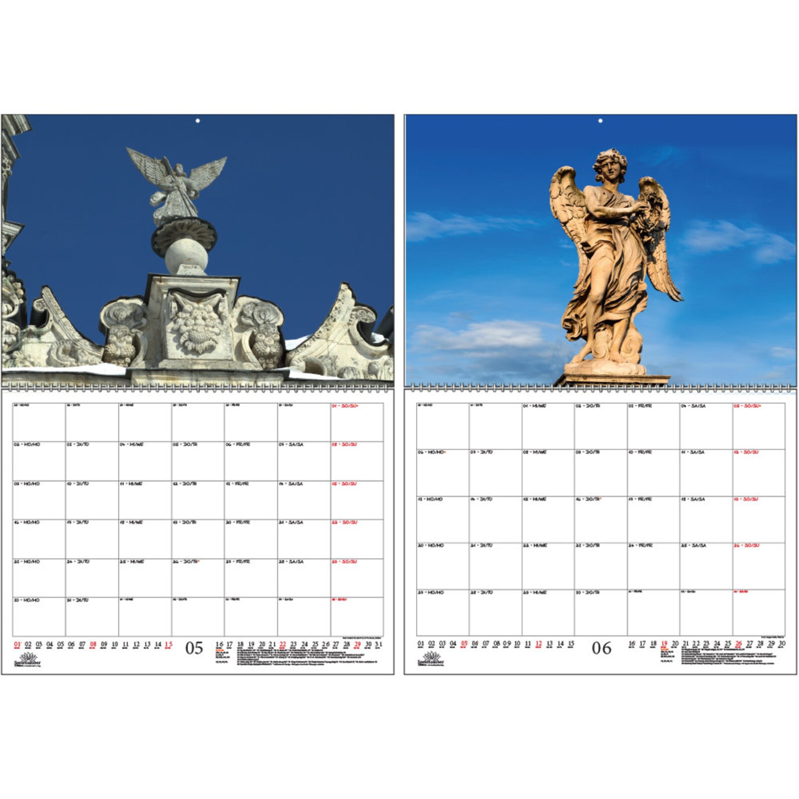 Guardian Angel Magic Planner DIN A2 unfolded Calendar for Etsy