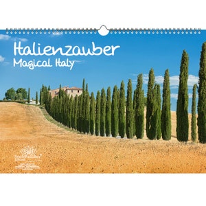 Italy Magic DIN A3 Calendar - Perpetual Calendar Italy - Soul Magic