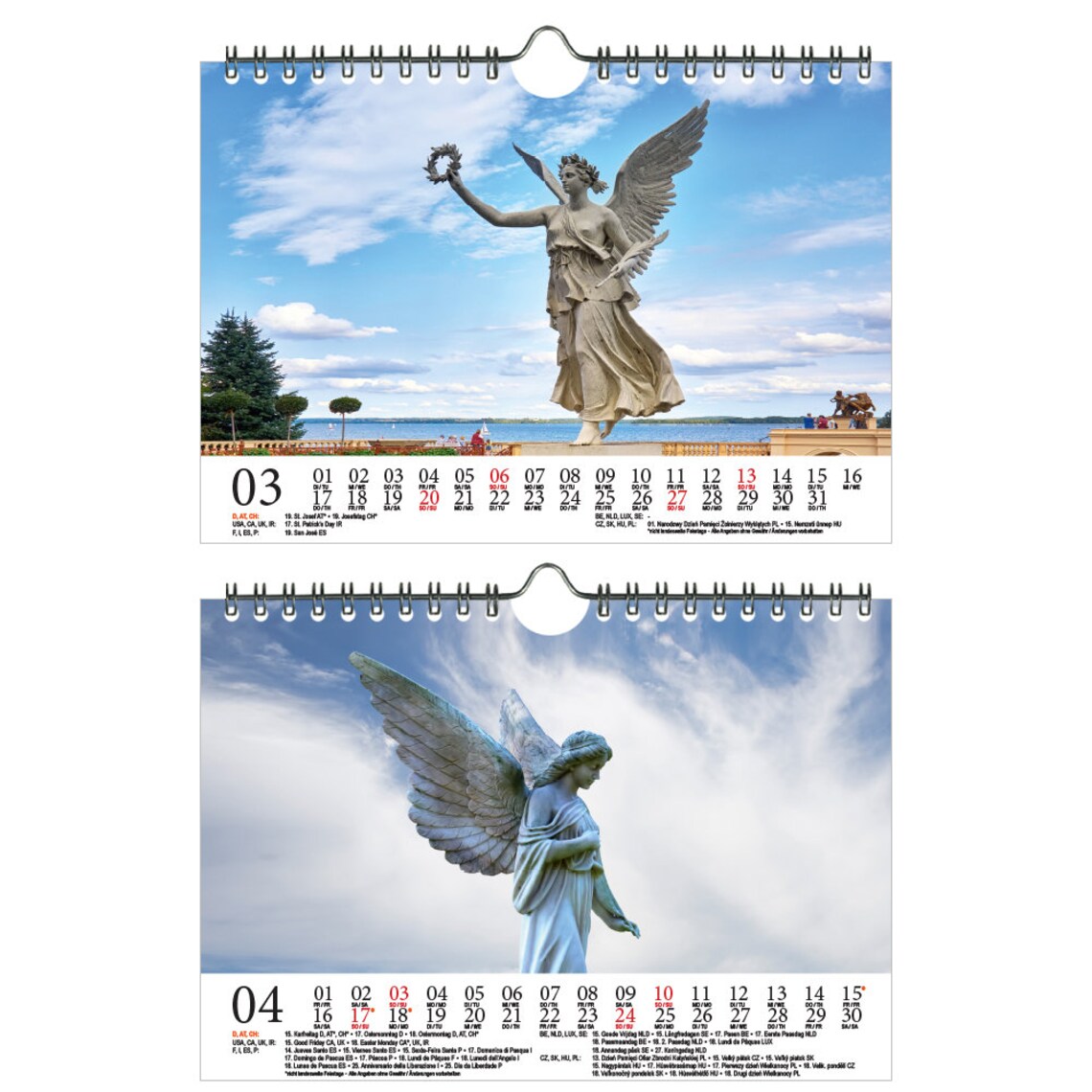 Guardian Angel Magic DIN A5 Wall Calendar for 2022 Angel Etsy