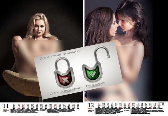 14,98 EUR/Stk. Sexy Girls DIN A4 Kalender Hochformat für 2024 Erotik  Seelenzauber - .de