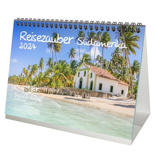 9,98 EUR/Stk. Reisezauber Südamerika DIN A5 Tischkalender für 2024 Südamerika Brasilien Argentinien Peru Urlaub Reise Strand Meer - Seelenza