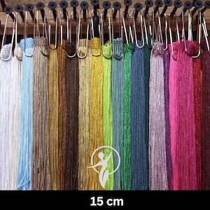 Luxury Rayon Chainette Fringe Trim: Double Lined, 15cm Drop