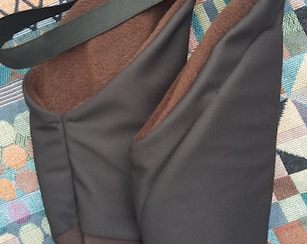 Waterproof Padded Dog Elbow Sleeve: Fleece Lined, Front Leg Support