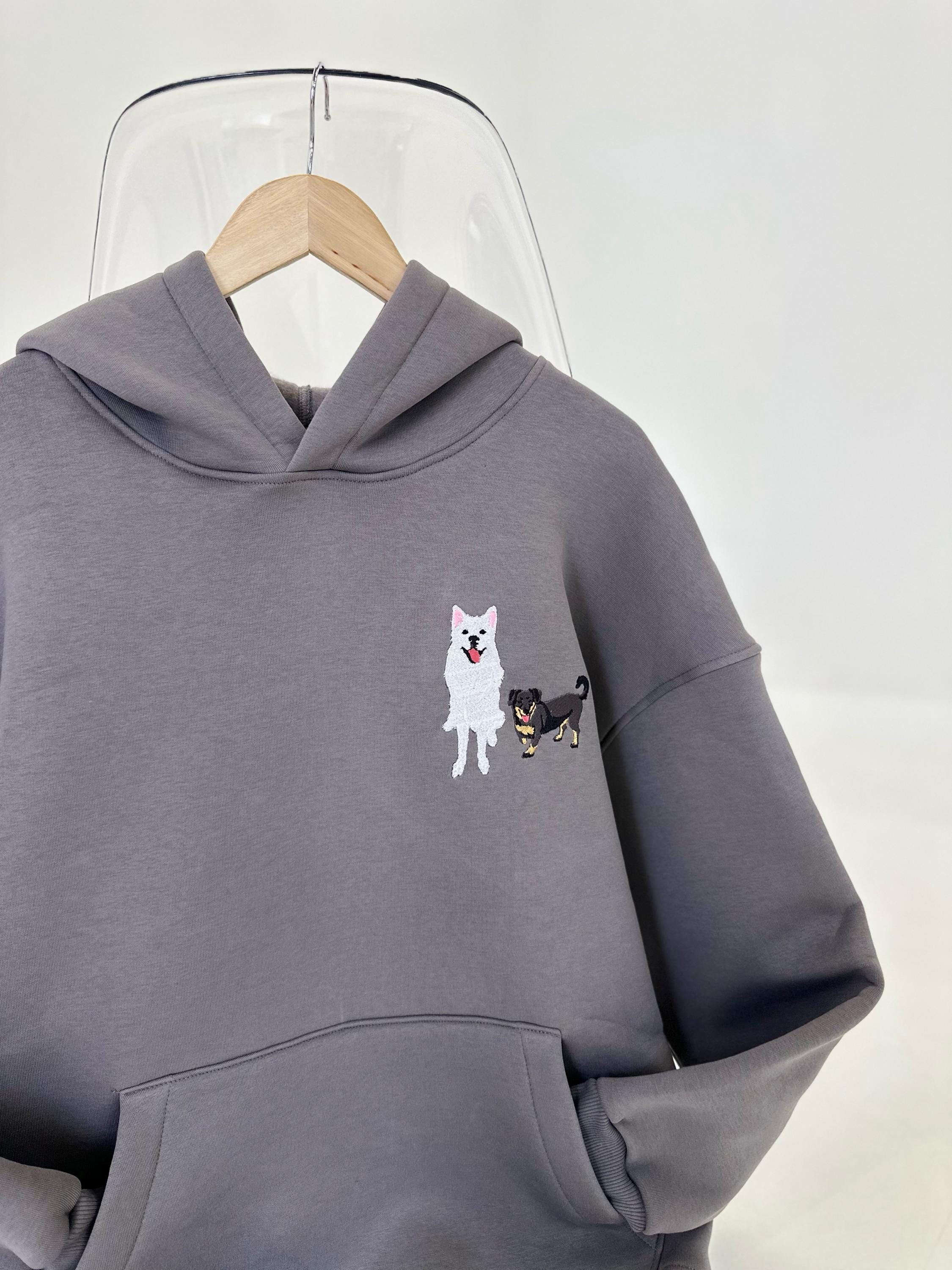 [ LMC ]★LMC PET FRIENDS SWEATSHIRT Embroidered by Pet Photo Portrait Hoodie Embroidery Cat Dog