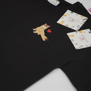 Embroidered Pet Animal Photo Portrait Hoodie Cat Dog Family Friend Owner Portrait Crewneck Sweatshirt Personalized Custom Gift