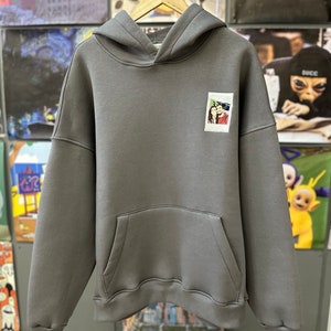 Embroidered by Photo Portrait Hoodie Embroidery Cat Dog Portrait Crewneck Sweatshirt Clothes Item Custom Gift Sale