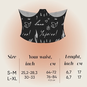 Swallows Birds Floral Women's Linen Underbust Corset Top Embroidered Bustier Eyelet and Grommet Closure Boho Style Day Women's Day Gift Sale image 4