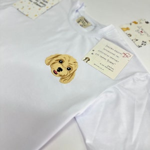 Embroidered by Pet Photo Portrait Hoodie Embroidery Cat Dog Family Friend Owner Portrait Crewneck Sweatshirt Personalized Custom Gift (sale)